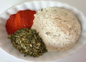 Spice mix for baked ranch chicken.