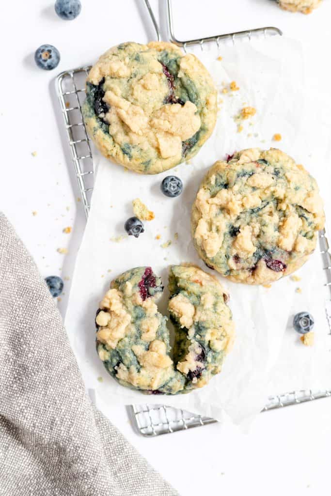 Blueberry muffin cookies. 