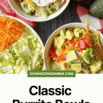 Version 1 pin for Burrito Bowls.