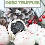 Pin for Peppermint Oreo Truffles.