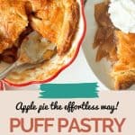 Pin for Puff Pastry Apple Pie.