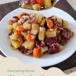 Pin for Slow Cooker Corned Beef Hash.