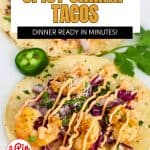 Pin for crispy shrimp tacos.