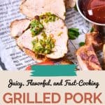 Pin for grilled pork tenderloin.
