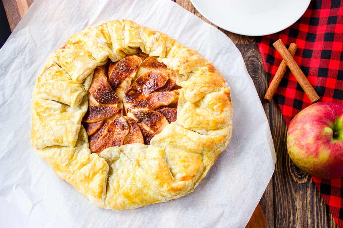 Rustic Apple Galette - Downsizing Dinner