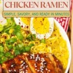 Pin for chicken ramen.